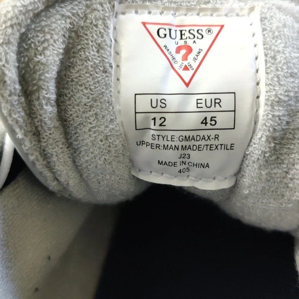 Guess‎  Men's Lace Up G Logo color Beige And Gray Sneaker Size 12 New